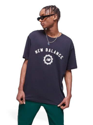 Majica kratkih rukava New Balance Sport Seasonal Graphic Tee Tamnoplava | MT31904BK