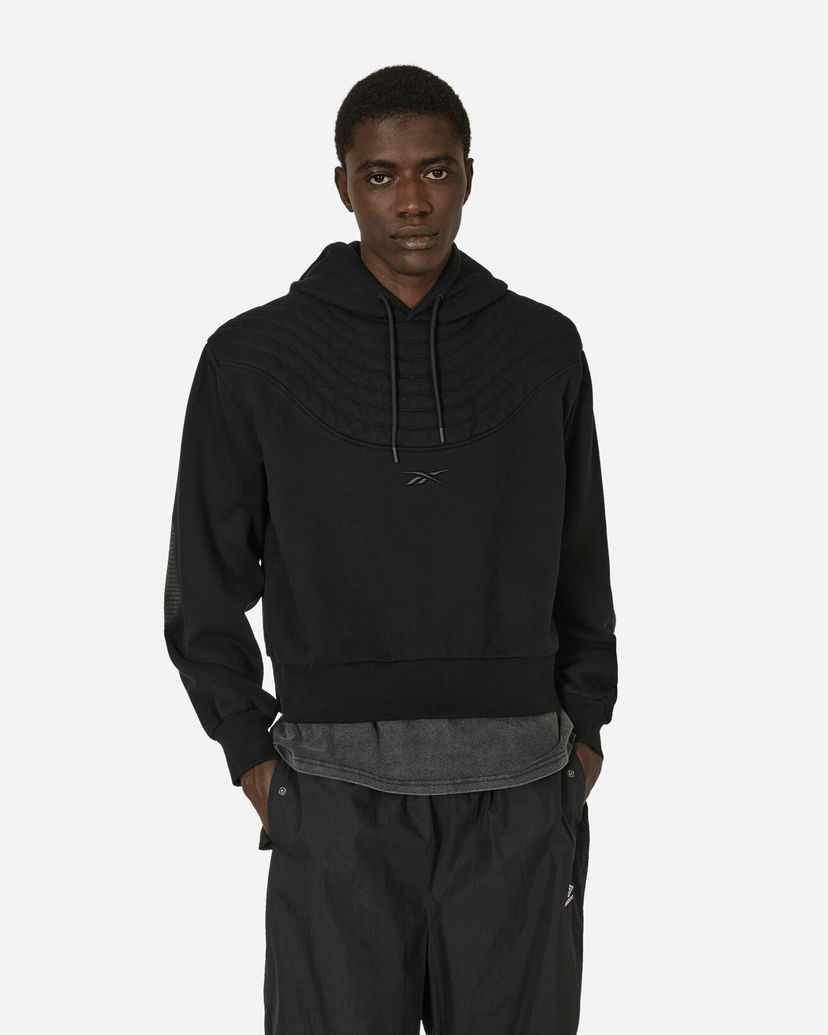 Dukserice Reebok Machine-A Padded Biker Hoodie Black Crna | RMBB005C99FLE001
