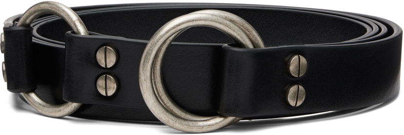 Pojasevi Ann Demeulemeester Ann Demeulemeester Marek Leather Belt Crna | B0012950-LT167-099