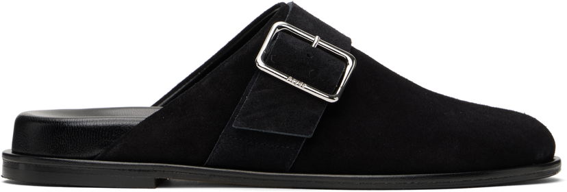 Tenisice i cipele Aeyde Finja Suede Slip-On Loafers Crna | A11-FL-FAER08FL154-SS25-800-022