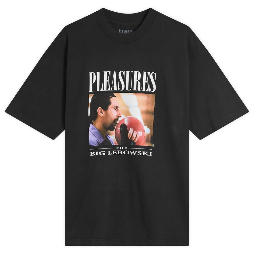 Majica kratkih rukava Pleasures The Big Lebowski Lick Graphic Tee Crna | P25SU057-BLK
