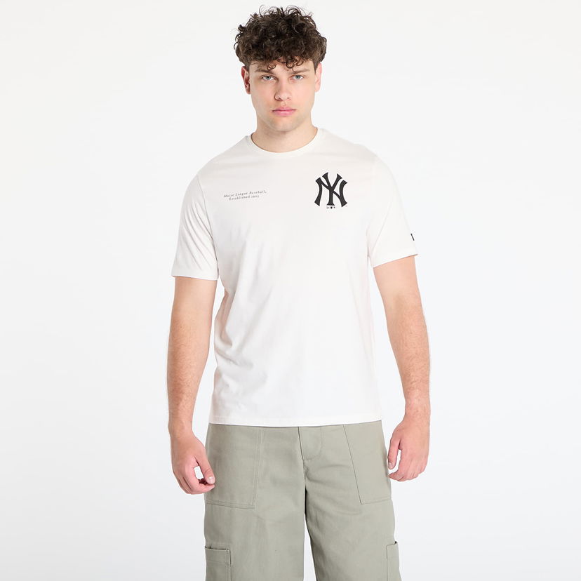 Majica kratkih rukava New Era New Era New York Yankees Arch Graphic Regular Tee Bijela | 60667714