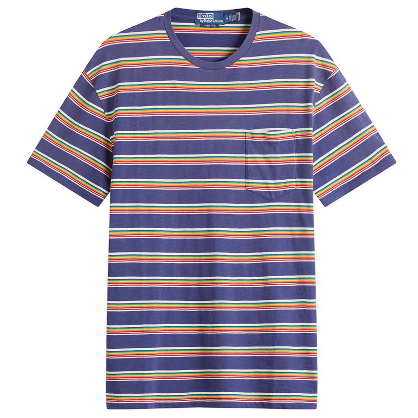 Majica kratkih rukava Polo by Ralph Lauren Ralph Lauren Surf Club Stripe Tee Plava | 710966446002