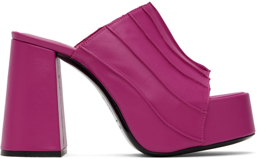 Haljina BY FAR BY FAR Brad Heeled Sandals Ružičasta | 23PFBRAMFCHNAP
