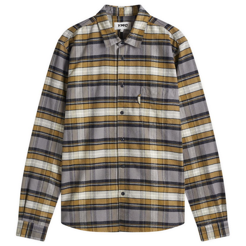 Košulja YMC Curtis Check Shirt Žuta | P2XMB-90