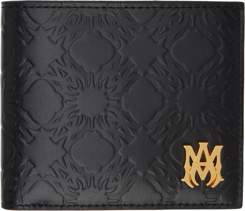 Novčanik AMIRI Quad Embossed Leather Bifold Wallet Crna | AMACBI1010
