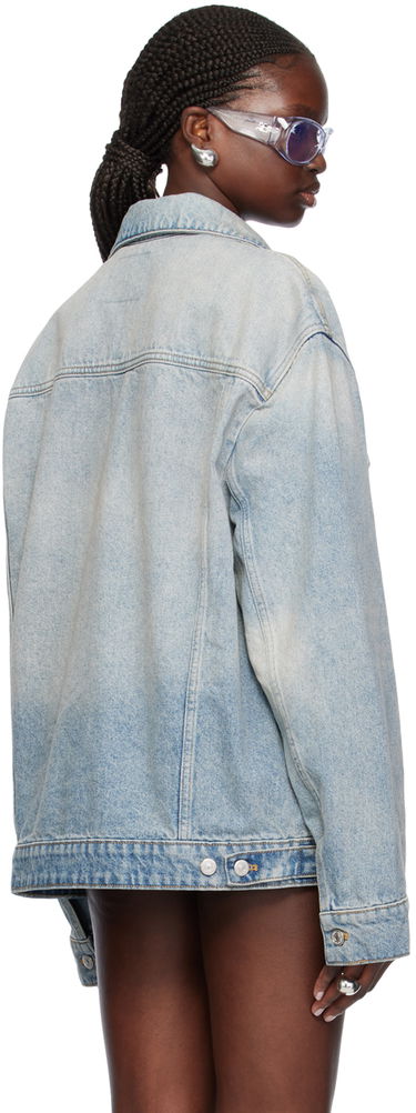 Jakna Courrèges Cocoon Denim Jacket Plava | 124DBL161DE0016, 2