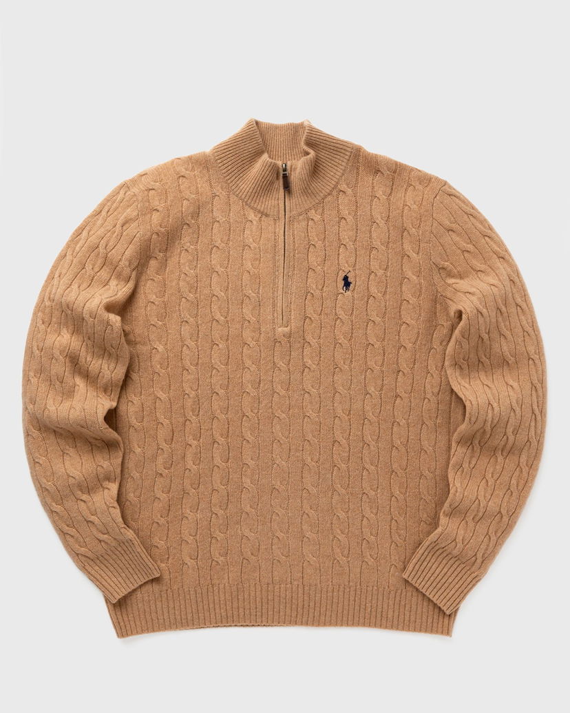 Džemper Polo by Ralph Lauren LSCABLEHZPP-LONG SLEEVE-PULLOVER Zippers & Cardigans Smeđa | 710876766006