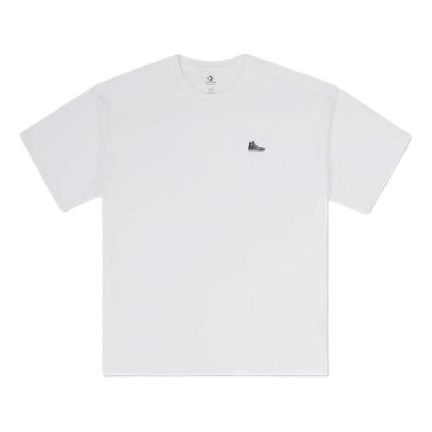 Majica kratkih rukava Converse Loose Sneaker Patch T-Shirt Bijela | 10027239-A01, 0