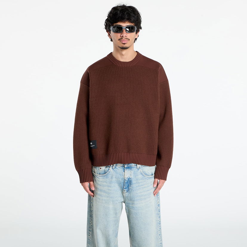 Džemper Y-3 Y-3 Padded UT Crew Sweater Smeđa | KD2560