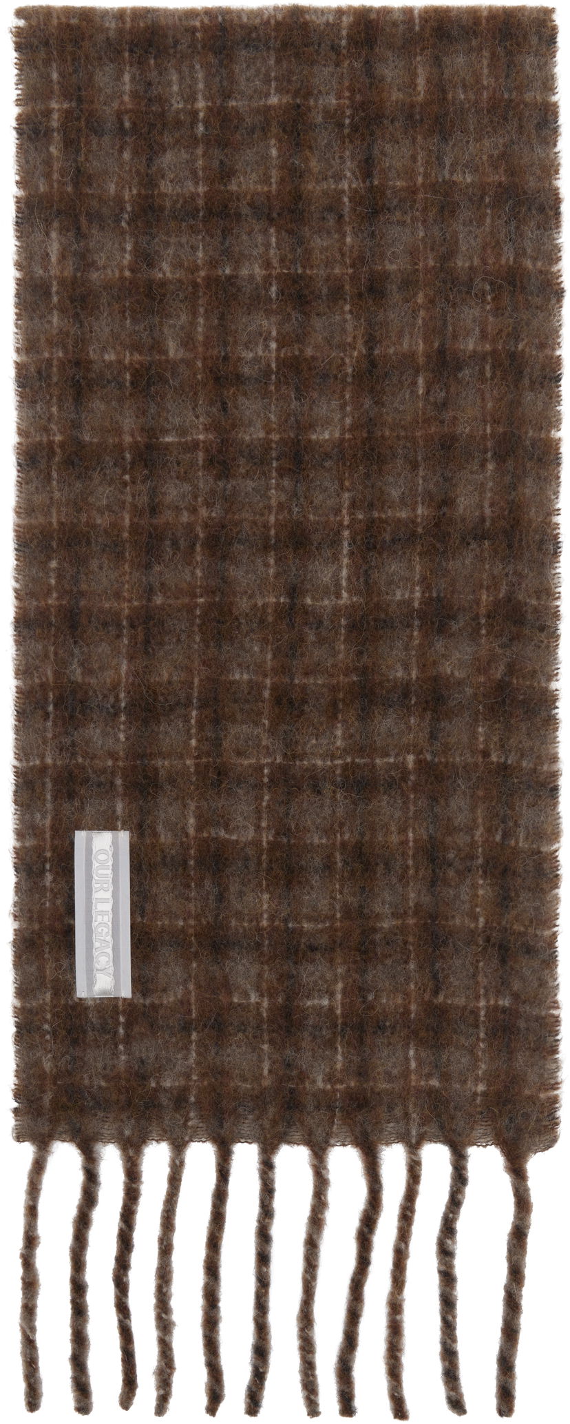 Šal OUR LEGACY Our Legacy Estate Checked Scarf Smeđa | A4258EBF