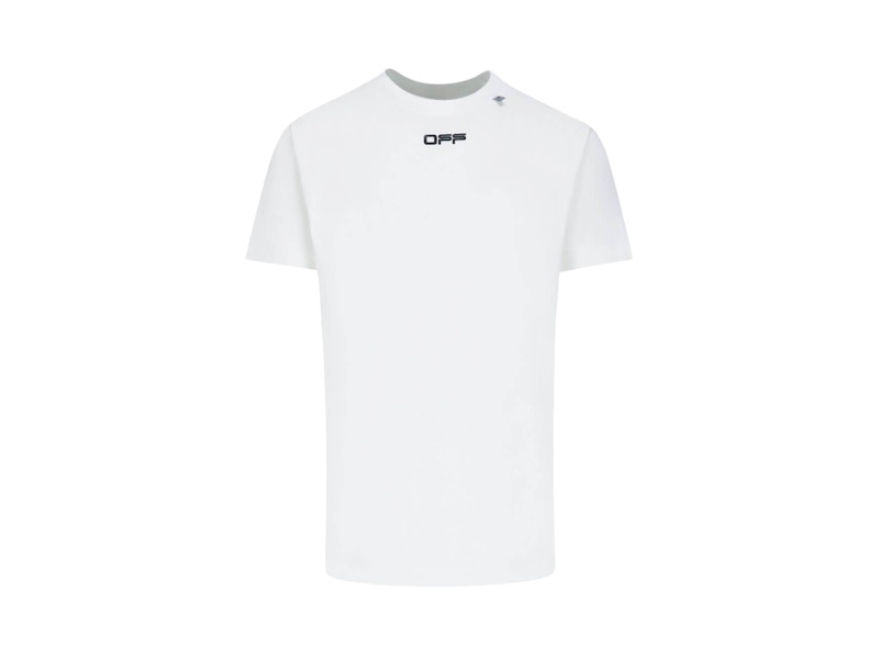 Majica kratkih rukava Off-White Slim Fit Caravaggio Arrows T-Shirt Bijela | OMAA027S201850040188