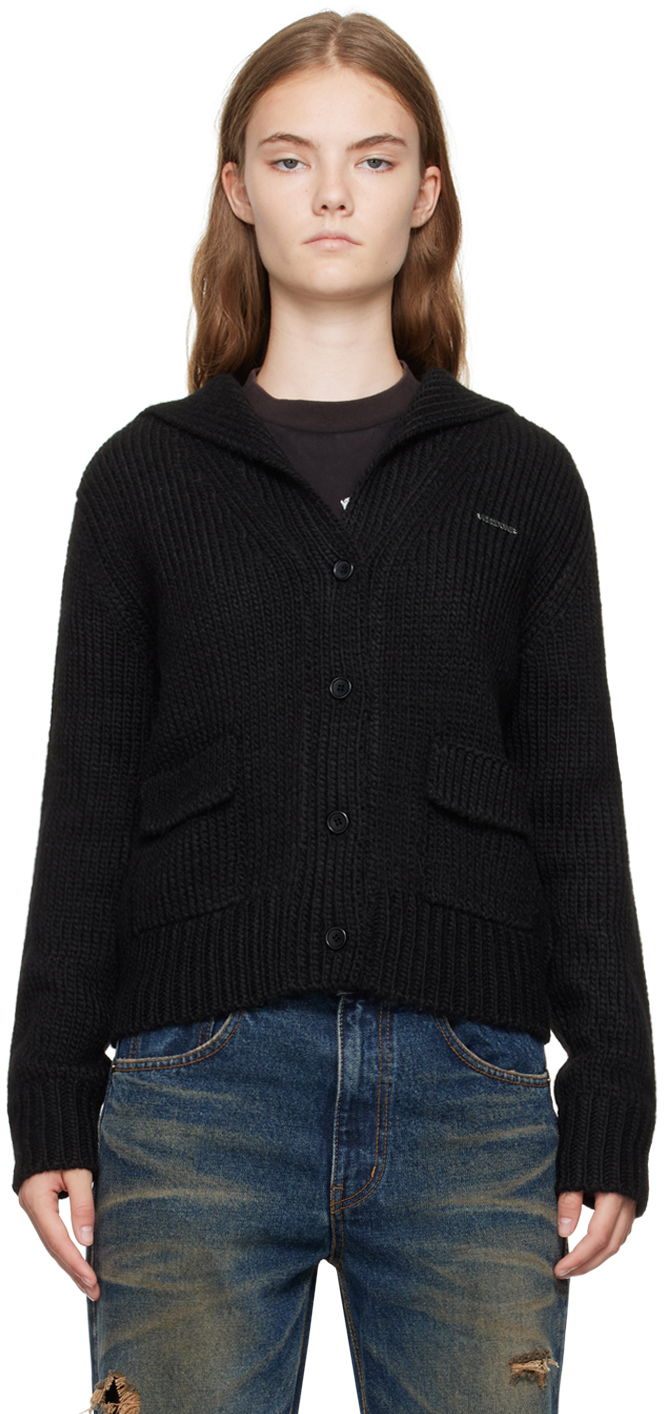 Džemper We11done Sailor Knit Cardigan Crna | WD-KC2-24-632-W-BK