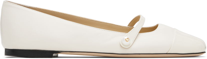 Tenisice i cipele Jimmy Choo Jimmy Choo Elisa Ballerina Flats Bijela | ELISA FLAT