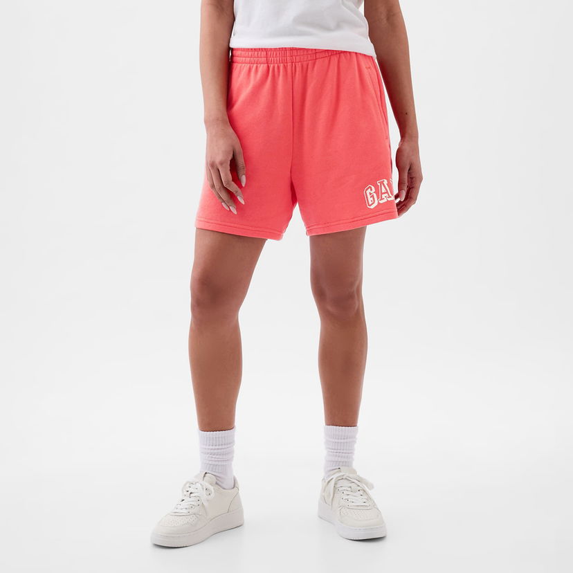 Kratke hlače GAP Logo Shorts Cayenne Crvena | 885590-02