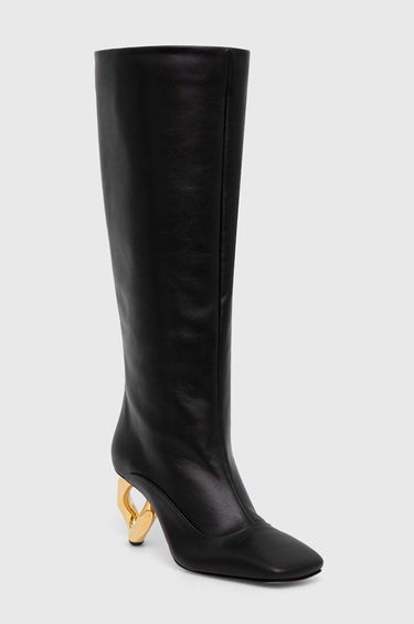 Tenisice i cipele JW Anderson Chain Heel Knee High Boots Crna | ANW43020A.999, 0