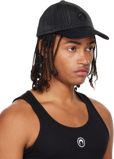 Kapa Marine Serre Marine Serre Recycled Moire Baseball Cap Crna | UHG001ACWOV0030, 1