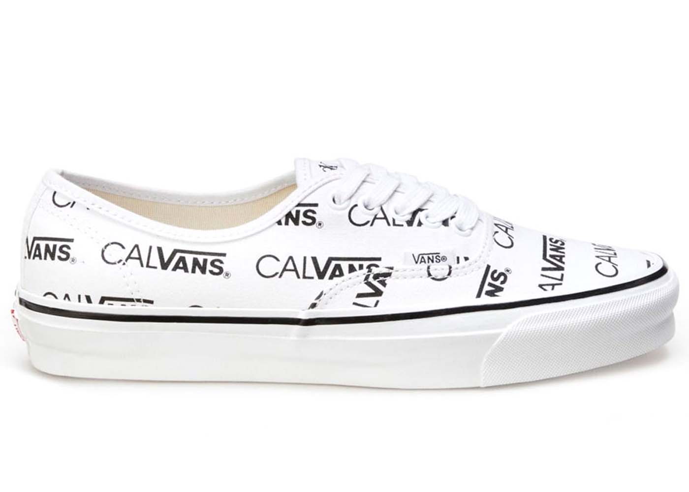 Tenisice i cipele Vans Palace x Calvin Klein x Authentic "Calvans White" Bijela | VN0A5FBDQLZ, 0