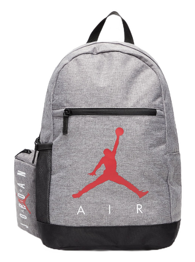 Ruksak Jordan Air School Backpack Carbon Heather Metalik | 9B0503-GEH