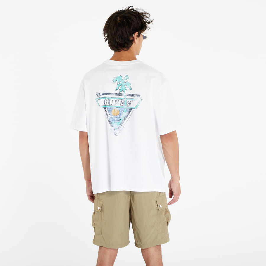 Majica kratkih rukava GUESS Go Palms Tee Bijela | M3YI43K9XF1-G011, 1