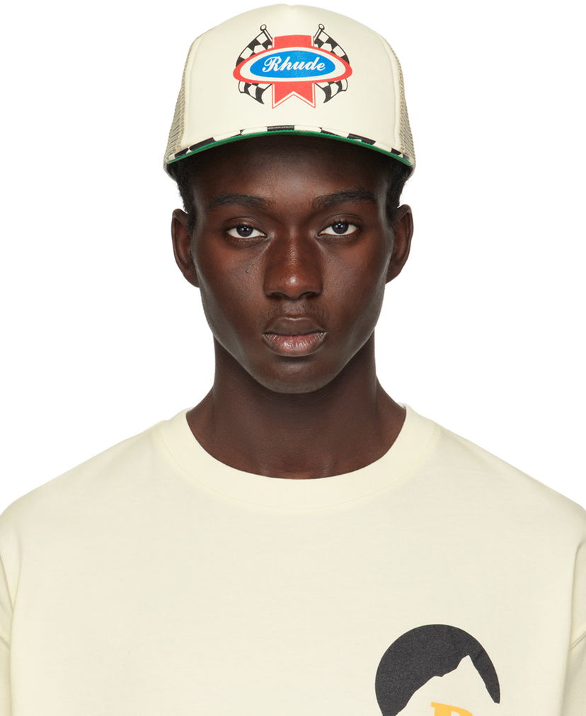 Kapa Rhude Chevron Rally Cap "Off-White" Bež | RHPS24HA01608019