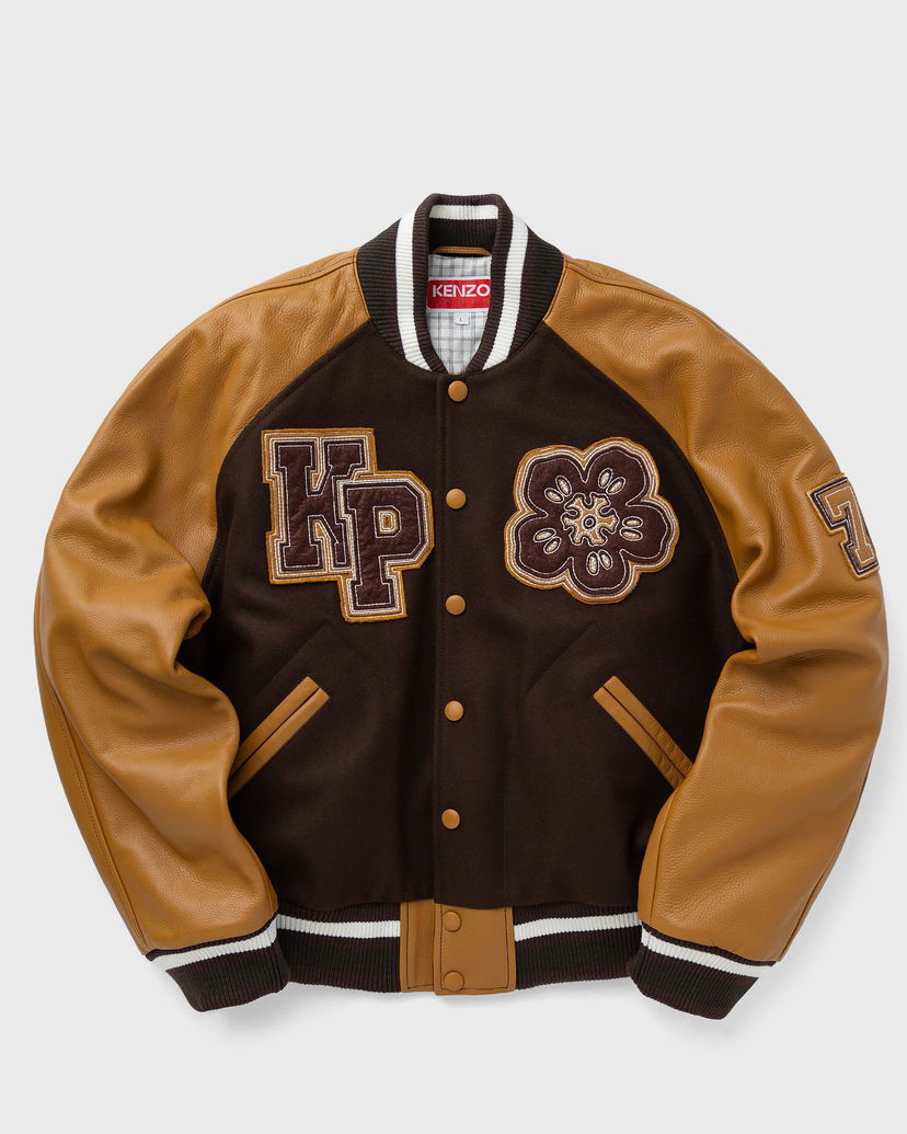 Jakna KENZO BOKE FLOWER VARSITY JACKET men College Smeđa | FE68BL1459OH.90