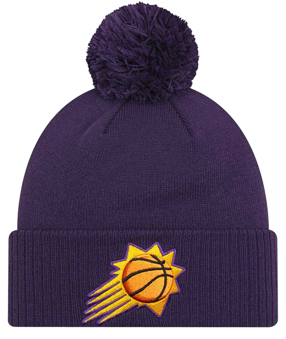 Kapica New Era New Era NBA Phoenix Suns 23-24 Pom Beanie Ljubičasta | 60430199-60430199, 0