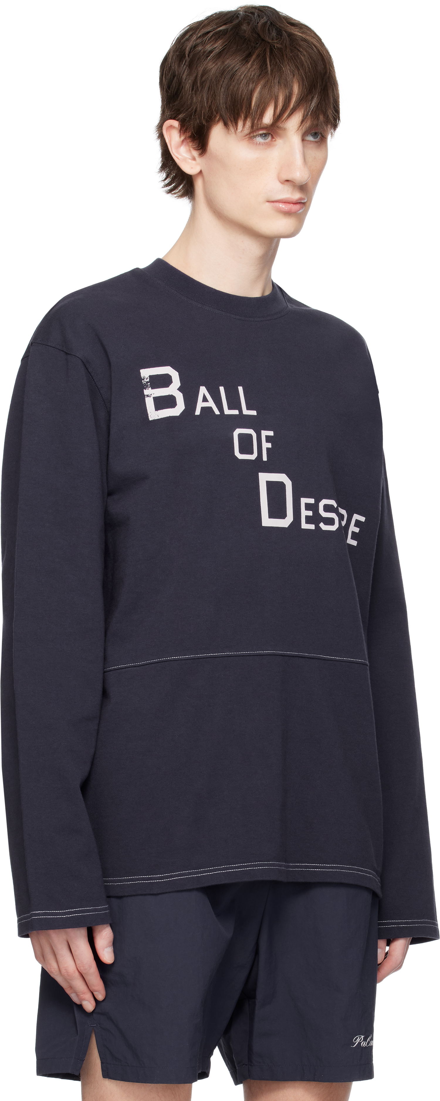 Majica kratkih rukava Palmes Palmes Desire Tennis T-Shirt Tamnoplava | P15-0032-660, 1