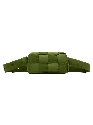 Torba oko struka Bottega Veneta Padded Tech Cassette Bag Zelena | 679763 VBO80