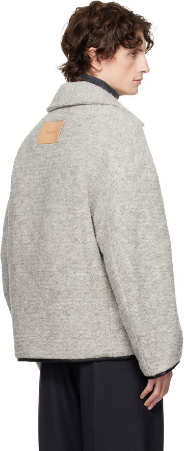 Jakna JW Anderson JW Anderson Contrast Trim Full-Zip Jacket Siva | JK0394-PG1820, 2