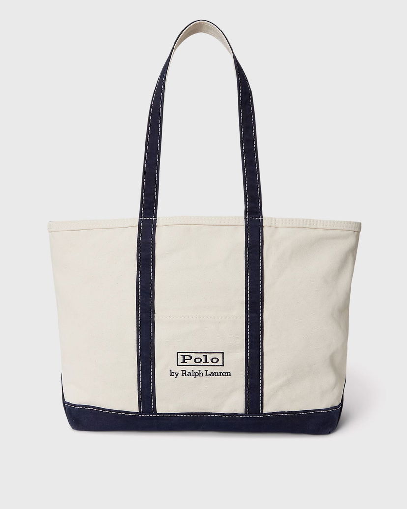 Tote bag Polo by Ralph Lauren Polo Ralph Lauren Canvas Tote Bag Tamnoplava | 405974612001
