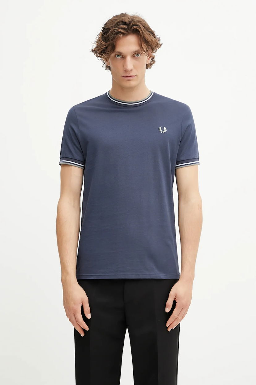 Majica kratkih rukava Fred Perry Fred Perry Tipped Ringer T-Shirt Tamnoplava | M1588V