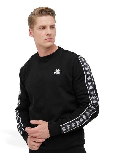 Dukserice Kappa Logo Sweatshirt Crna | 313005