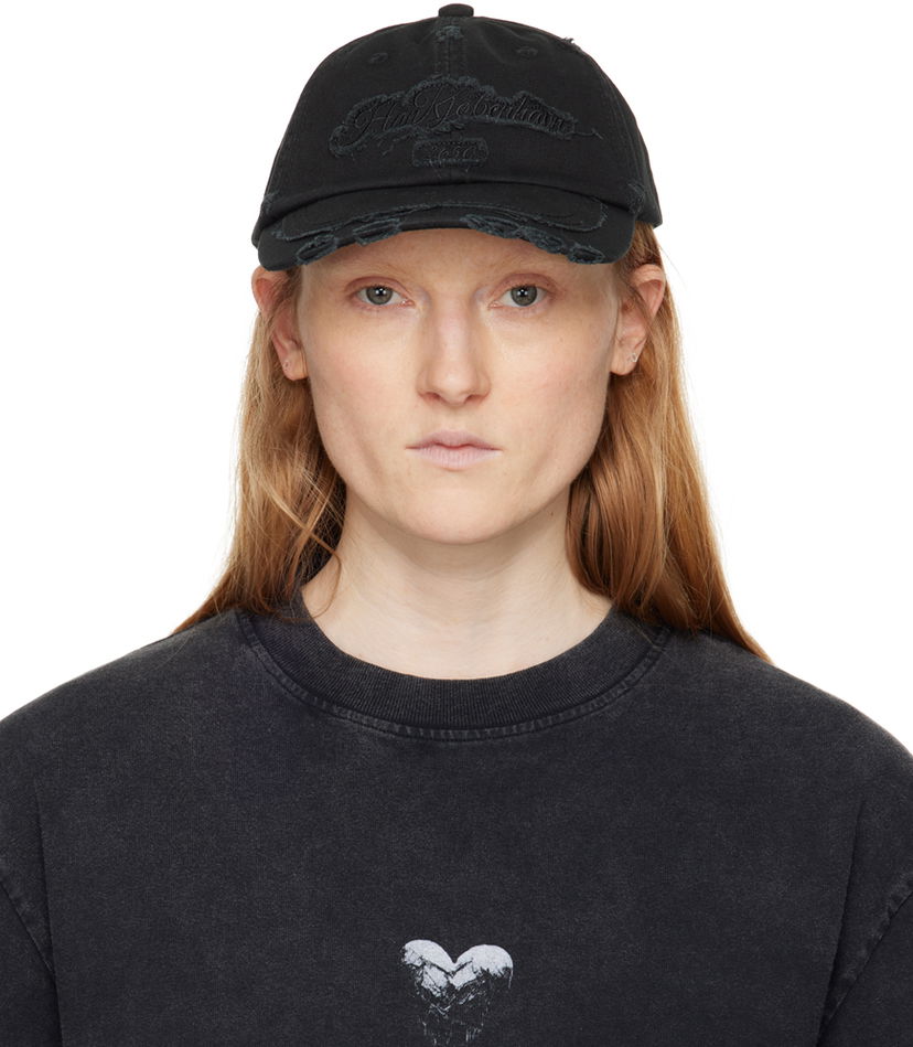 Kapa Han Kjøbenhavn Han Kjobenhavn Distressed Ripped Cap Crna | A-133000
