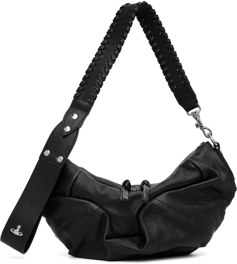 Torba za rame Vivienne Westwood Vivienne Westwood Agnes Small Shoulder Bag Crna | 46030009W-L00BX-