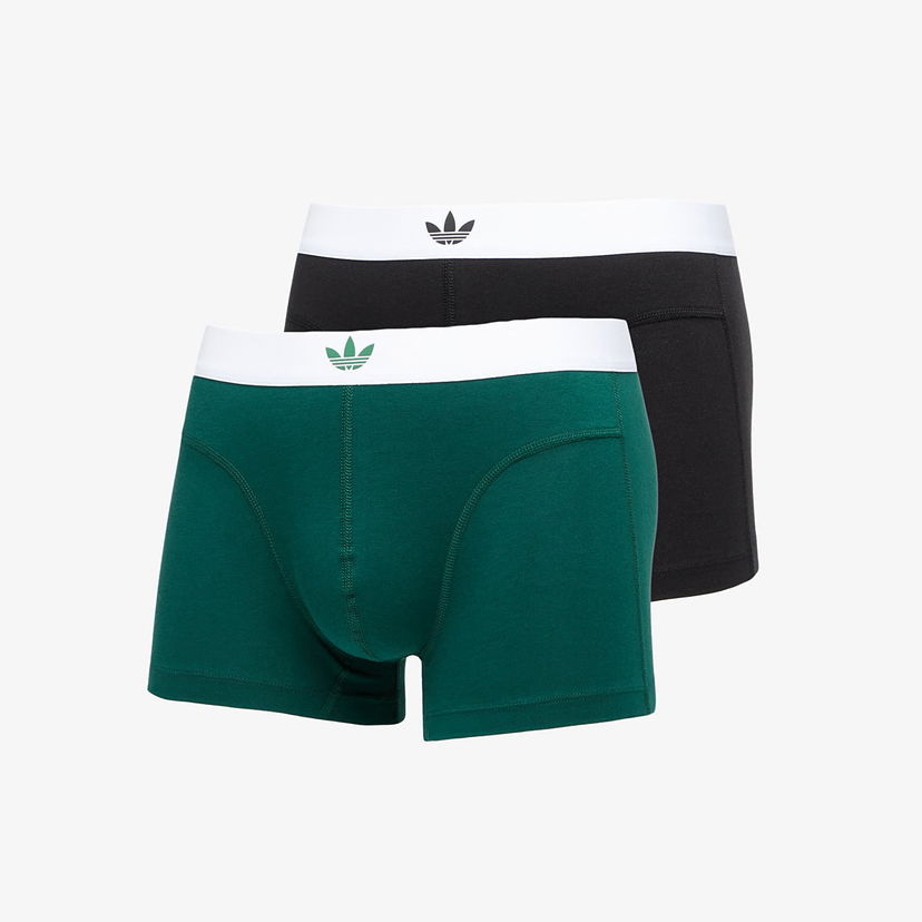 Bokserice adidas Originals Adidas Comfort Flex Cotton Body Lines Trunk 2-Pack Crna | 4AR005-901