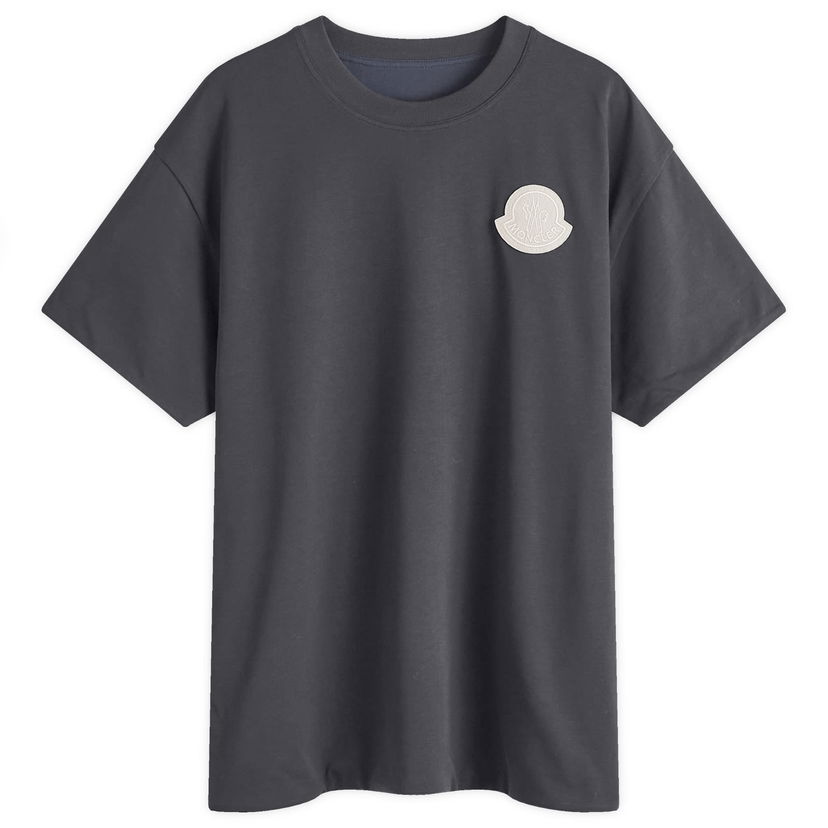 Majica kratkih rukava Moncler Logo T-Shirt Navy Tamnoplava | 8C000-33-83927-F97