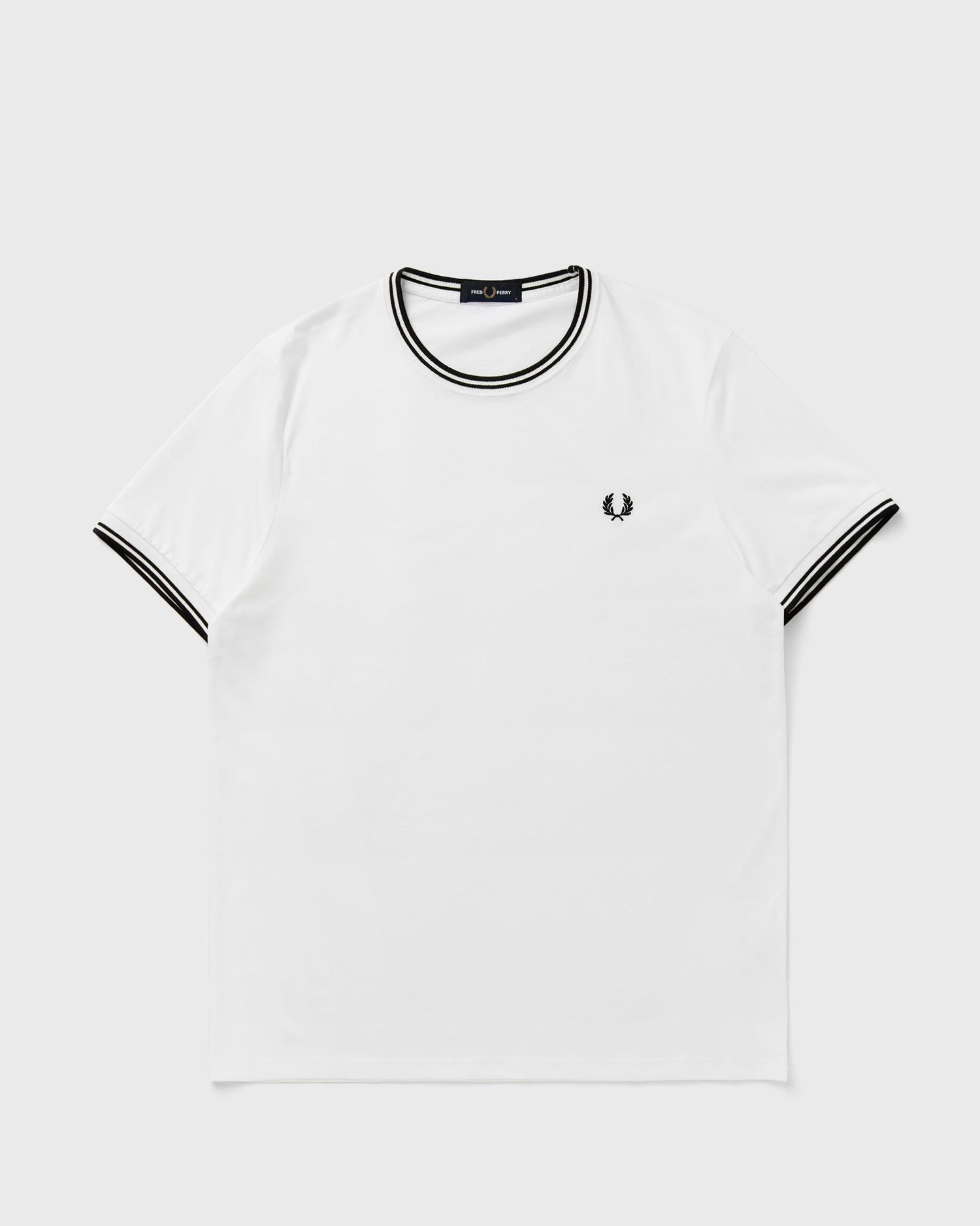 Majica kratkih rukava Fred Perry Twin Tipped T-Shirt Bijela | M1588V-100, 0