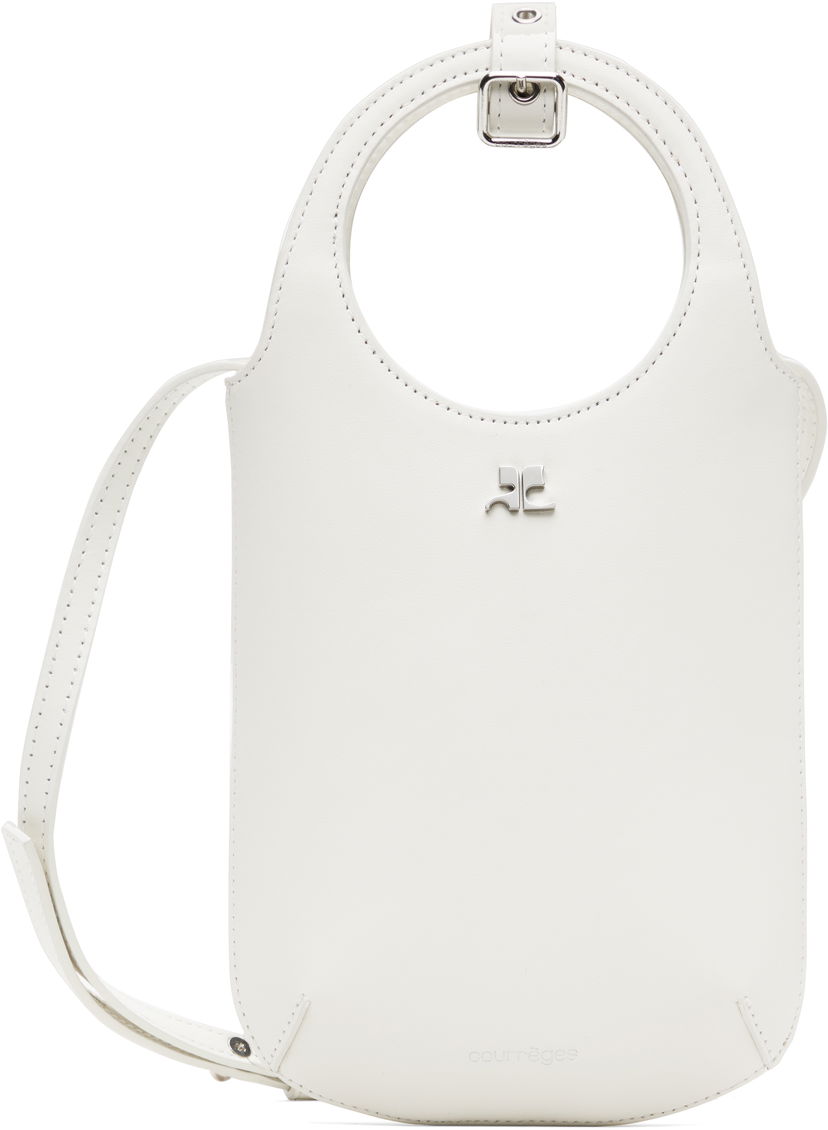 Ručna torbica Courrèges Courrèges Slim Holy Bag Bijela | 225GSA178CR0065