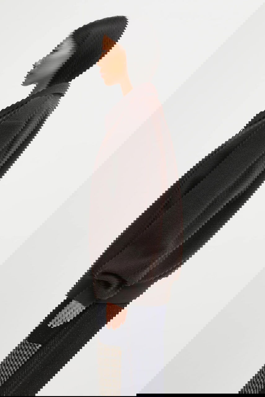 Bomber jakna Maison Margiela MM6 Maison Margiela Wool Jacket Transitional Oversize Smeđa | S62AN0169.M35635.002F, 1