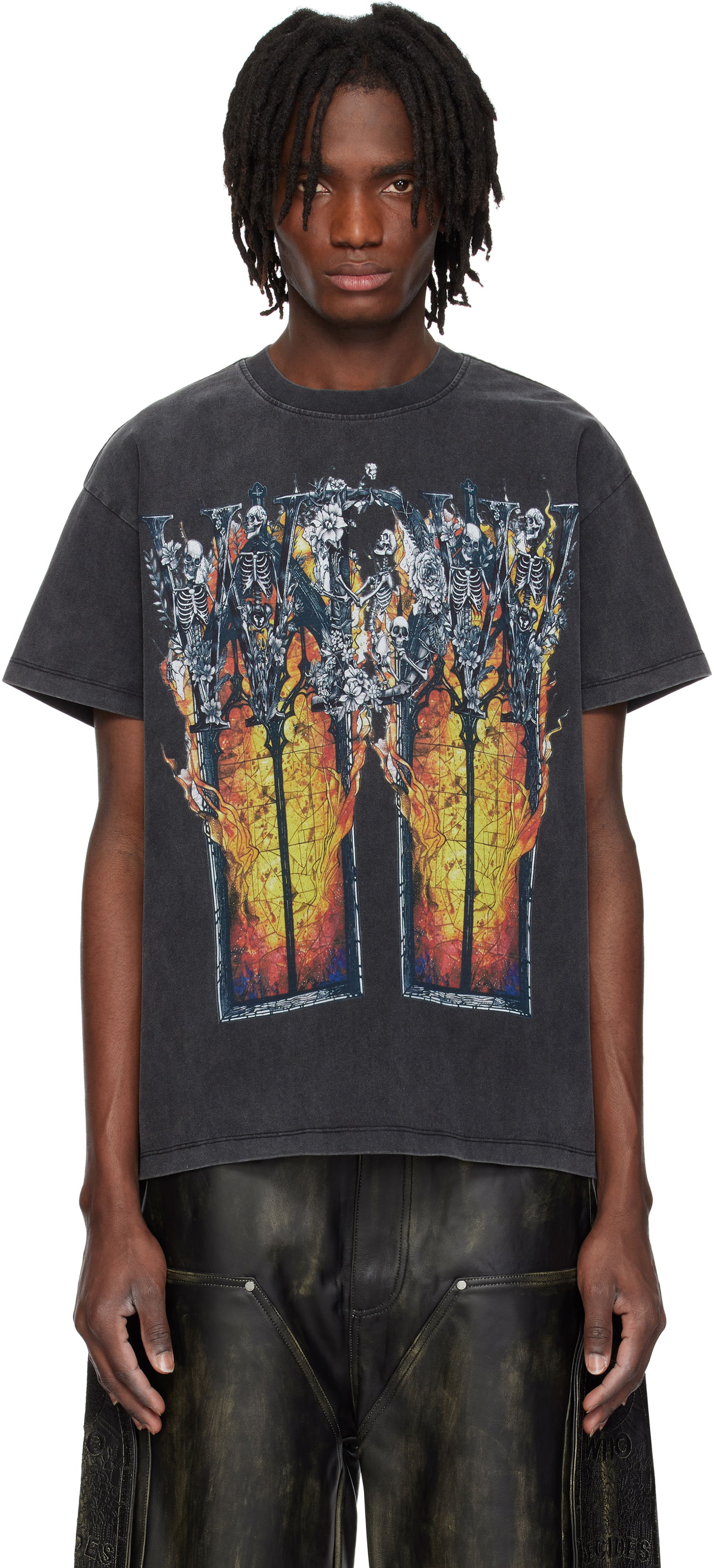Majica kratkih rukava Who Decides War Who Decides War Ember Chapel Graphic T-Shirt Crna | 1110190002SS25, 0