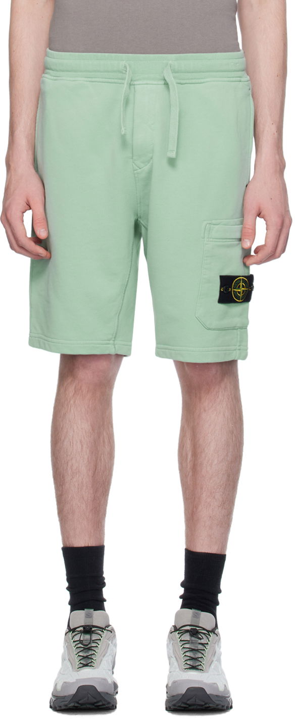 Kratke hlače Stone Island Patch Shorts Zelena | 801564651