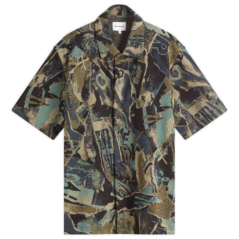 Košulja thisisneverthat thisisneverthat Jacquard Pattern Shirt Zelena | TN251TTSPS02-BLK