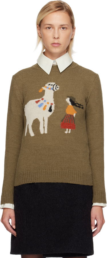 Džemper Max Mara Weekend Nitra Knit Graphic Sweater Zelena | 2525366292600, 0