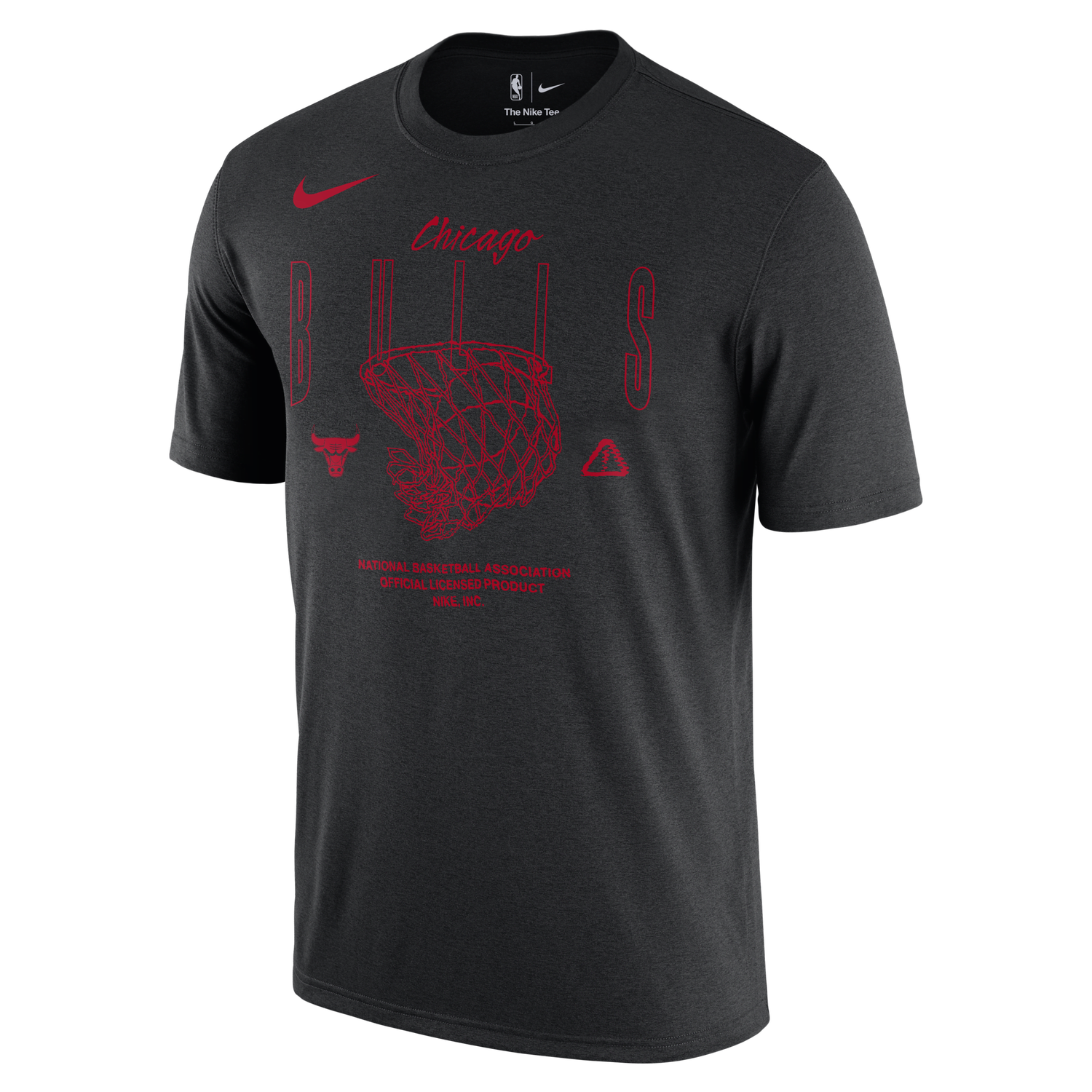 Majica kratkih rukava Nike NBA Chicago Bulls Courtside Max90 Crna | FJ0363-010, 0