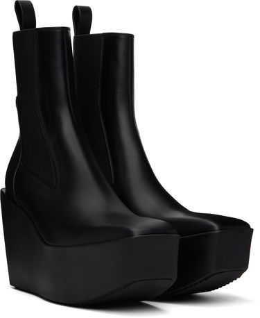 Odjeća Rick Owens Rick Owens Hollywood Sliver Platform Beatle Boots Crna | RP01E7851 LOO, 3