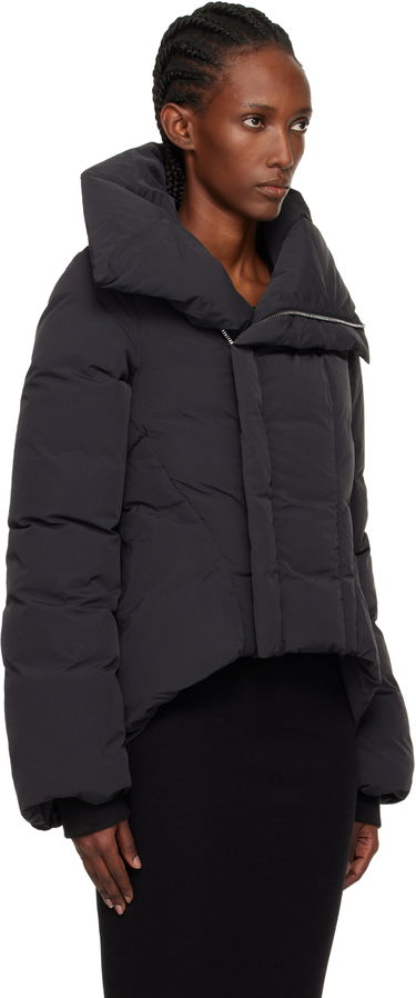 Pernata jakna Rick Owens Rick Owens Concordians Naska Duvet Asymmetric Collar Down Jacket Crna | RP02E4746 MTD1, 1