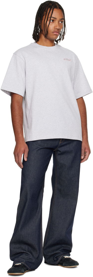 Majica kratkih rukava Casablanca 'Casablanca' Logo Patch T-shirt Siva | M-AW25-JTS-044-02, 3