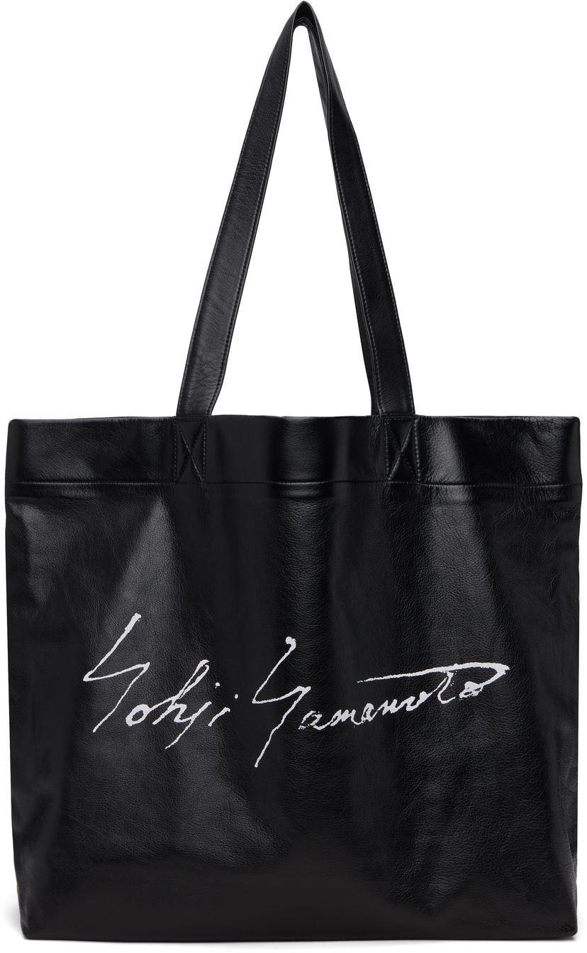 Tote bag Yohji Yamamoto Yohji Yamamoto Signature L Tote Crna | DM-I05-791