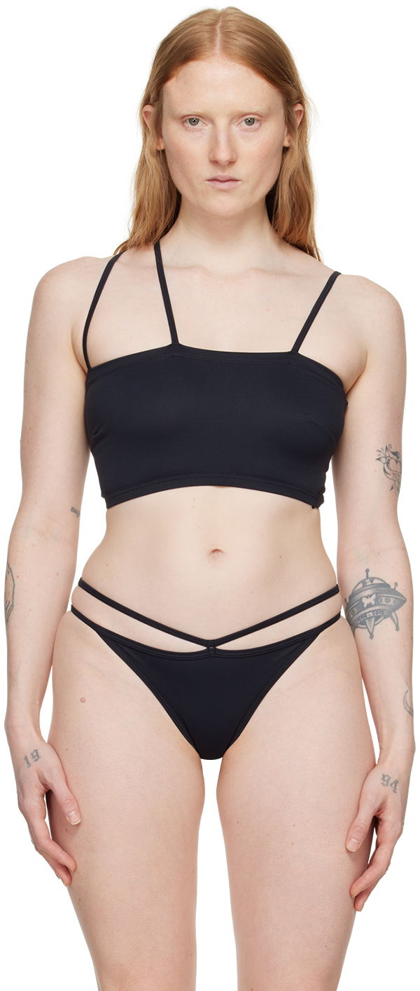 Grudnjak Baserange Asymmetrical Bikini Top Crna | SWNT-PA-000